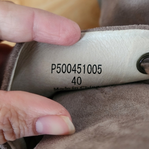 Fly London Yema Wedge Suede Peep Toe Taupe Tie Sandal Boho Chic Career Comfort 9 - Picture 9 of 10